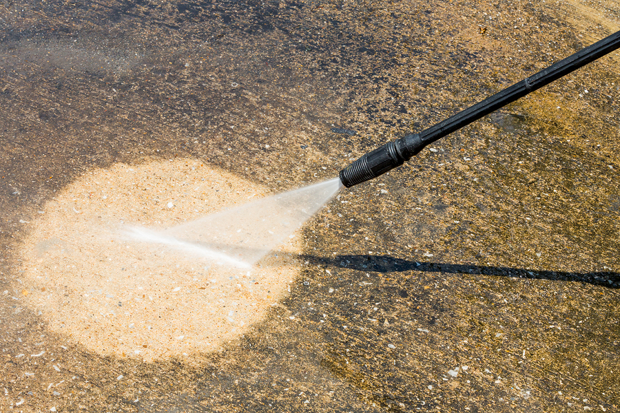 Residential Power Washing Walkway