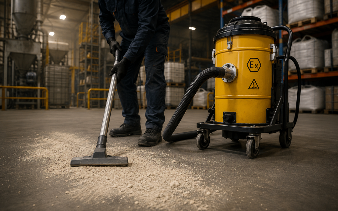 Why Combustible Dust Requires Explosion-Proof Vacuum Systems