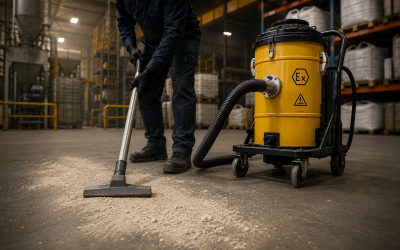 Why Combustible Dust Requires Explosion-Proof Vacuum Systems